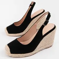 Montevita Alpargata De Cuña Para Mujer. Balenci7 102922 40 svart