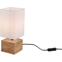 RL LIVE YOUR LIGHT Leuchten Bordslampa Woody, Ljust trä, Vardagsrum / matsal, Trä, Bordslampa