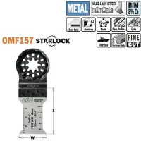 Cmt Instickssågblad OMF157 Metal Fine Cut; BiM; 30 mm; 50 st.