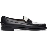 Sebago för kvinnor. 7001530 Classic Dan lädermockasiner svart (40.5), Hud, Karta, Ingen, Casual, Klassisk