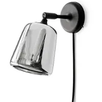 New Works Design vägglampa Material Edition, dimbar, Förkromad / silver, Vardagsrum / matsal, Metall, Design, Vägglampa, vägglampa inomhus
