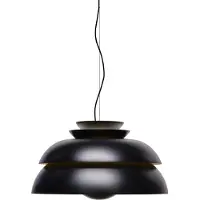 Fritz Hansen Taklampa , Concert P3, dimbara, Svart, Vardagsrum, Metall, Design
