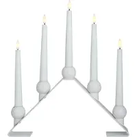 Watt & Veke Luna adventsljusstake 38 cm, White