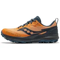 Saucony Peregrine 14 Gtx Multifunktionella Professionella Trail Löparskor Herr Löparskor Orange Mörkgrå S20918-253 44