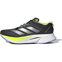 Adidas Adizero Boston 12 Aurora Ink Silver Metallic Pulse Lime Herr Sneakers Svart JI4477 45⅓
