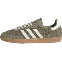 Adidas Samba OG Stickad Pack - Orbitgrön Dam Sneakers Krämvit Gummi-3 JR9447 36
