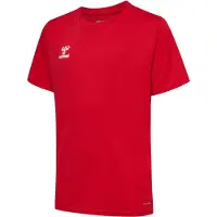 Hummel T-shirt - HmlEssential Jersey - True Red - - 12 år (152) - T-shirt