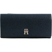 Tommy Hilfiger Th Plånbok Präglad Läder Marinblå