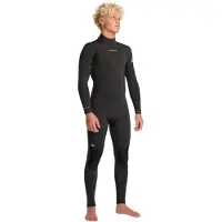 Quiksilver Prologue 4/3 Mm Långärmad Våtdräkt I Neopren Med Dragkedja På Ryggen