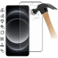 Mtp Products Xiaomi 14 Ultra Heltäckande Härdat Glas Skärmskydd - 9H - Svart Kant