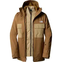 The North Face - Skidjackor - M Fourbarrel Triclimate Jacket Utility Brown Khaki Stone för Unisex - Storlek S - Brun