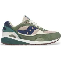 Saucony för män. S70945-2 Skor Shasow 5000 grön (42), Hud, Karta, Nyckelband, Casual