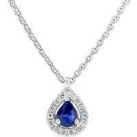 Kohinoor diamanthänge med safir 213-9820VS-42
