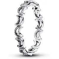 Pandora Moments silver månskära ring 194258C00-54