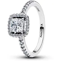 Pandora Timeless gnistrande halo silverring 193555C02-48
