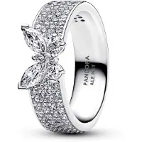 Pandora Timeless gnistrande fjäril silverring 194270C01-48