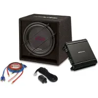 Alpine 12 subwoofer med förstärkare