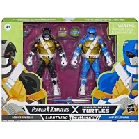 Hasbro Power Rangers X Teenage Mutant Ninja Turtles Lightning Collection Donatello och Leonardo Figurer