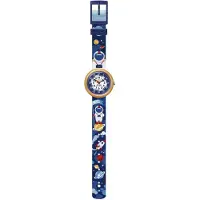 Swatch Kvartsverk 30 Meter Vattentålig Barnklocka Barnklockor Blå ZFBNP216 Blue Dial blue