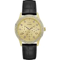 GUESS Ladies Bedazzle Watch Svart,Guld