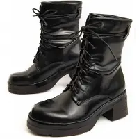 Montevita Heel Ankle Boot Rammba I Svart