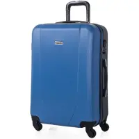 Itaca unisex. 71160-04 4 Wheeled Trolley Case Medium 71160 blue, anthracite -65x44x24cm- (OSFA), Casual, Grey, ABS / Polycarbonate