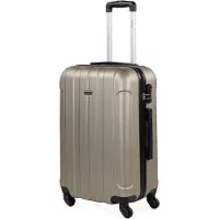 Itaca unisex. 771160-05 Medium size 4 wheeled hard case 771160 champagne -63x42x24cm (OSFA), Casual, ABS / Polycarbonate