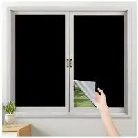 INF DIY mörkläggningsgardin Svart 145 x 100 cm
