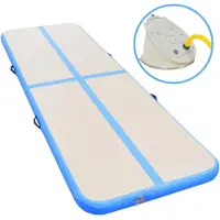 vidaXL Soffa 2-sits mörkbrun tyg