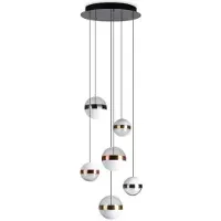 Ideal Lux Design pendellampa Galaxy, Vardagsrum / matsal, Syntetmaterial, Design, Pendellampa