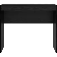 vidaXL Skrivbord Svart Ek 90 x 40 x 76 cm