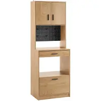 SoBuy Avlastningsbord Vitrinskåp FSB98-N