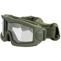 Lancer Tactical Skyddsglasögon MAS20X Thermal - Clear (Färg: Oliv)
