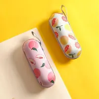 DIYelecs Femfaldigt paraply, miniparaply i fickformat, paraply för sol eller regn, solskydd och UV