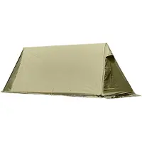 TOMTOP JMS Ultralätt Campingtält Överlevnads Bungalowtält Vattentätt Pyramidtält Skyddstält för 2-3 Personer armégrön färg