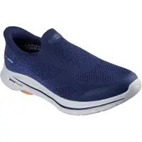 SKECHERS Go Walk 8 Pelayo Textil Herrskor Marinblå/Orange