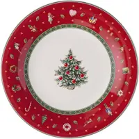 Villeroy & Boch Toy's Delight Desserttallrik 21,5 Cm - Övrig Juldukning Porslin Röd