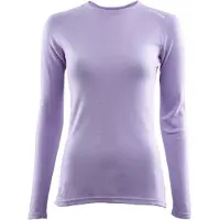 Aclima Women's WarmWool Crewneck Purple Rose