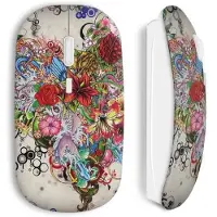 CAPACHEAP Souris Sans Fil Fish art