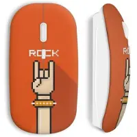 MANIACASE Souris Sans Fil Rock Art Pixel