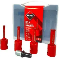 Rubi Diamant-borrkrona set DRYGRES PREMIUM MINI KIT; 4 st.