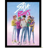 Pyramid K-pop Demonjägare Saja Boys Inramad Samlaraffisch