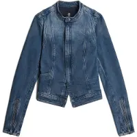 G-Star Lynn Zip Grip Slim Jacket - Dark blue - Women