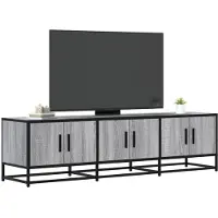 vidaXL Tv-bänk grå sonoma 150x35x41 cm konstruerat trä och metall