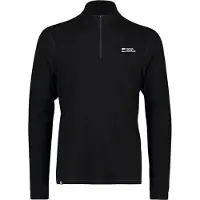 Mons Royale Cascade Merino 1/4 Zip Funktionströja black, L