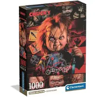 Clementoni CLE pussel 1000 Compact HorrorCollect.Chucky 37099