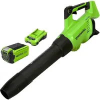 Greenworks Batteridriven lövblås G40ABK2II; 40 V; 1x2,0 Ah batt.