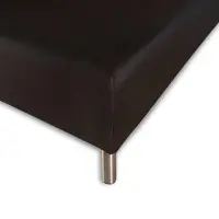 Night & Day Formsydda lakan 140x210 cm - Svart - 100 % Bomull - Dra-på-lakan för madrass -