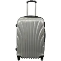 Borg Living Resväska - Hardcase resväska - Stl Medium - Grå Mussla - Exklusiv resväska