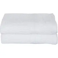 Borg Livinig Handdukar - förpackning om 2 st. 50x100 cm - Vit - 100% Bomull